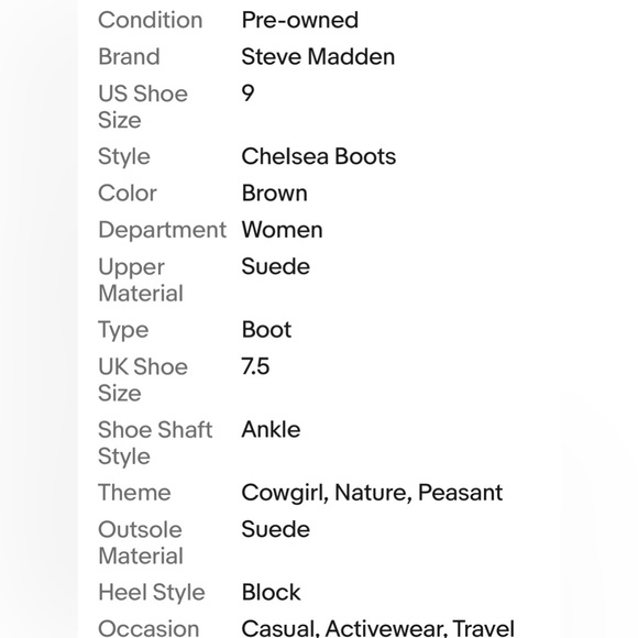 Steve Madden 4-zipper Brown Suede Back quilted Sz 9 Ankle Boots - Picture 14 of 14